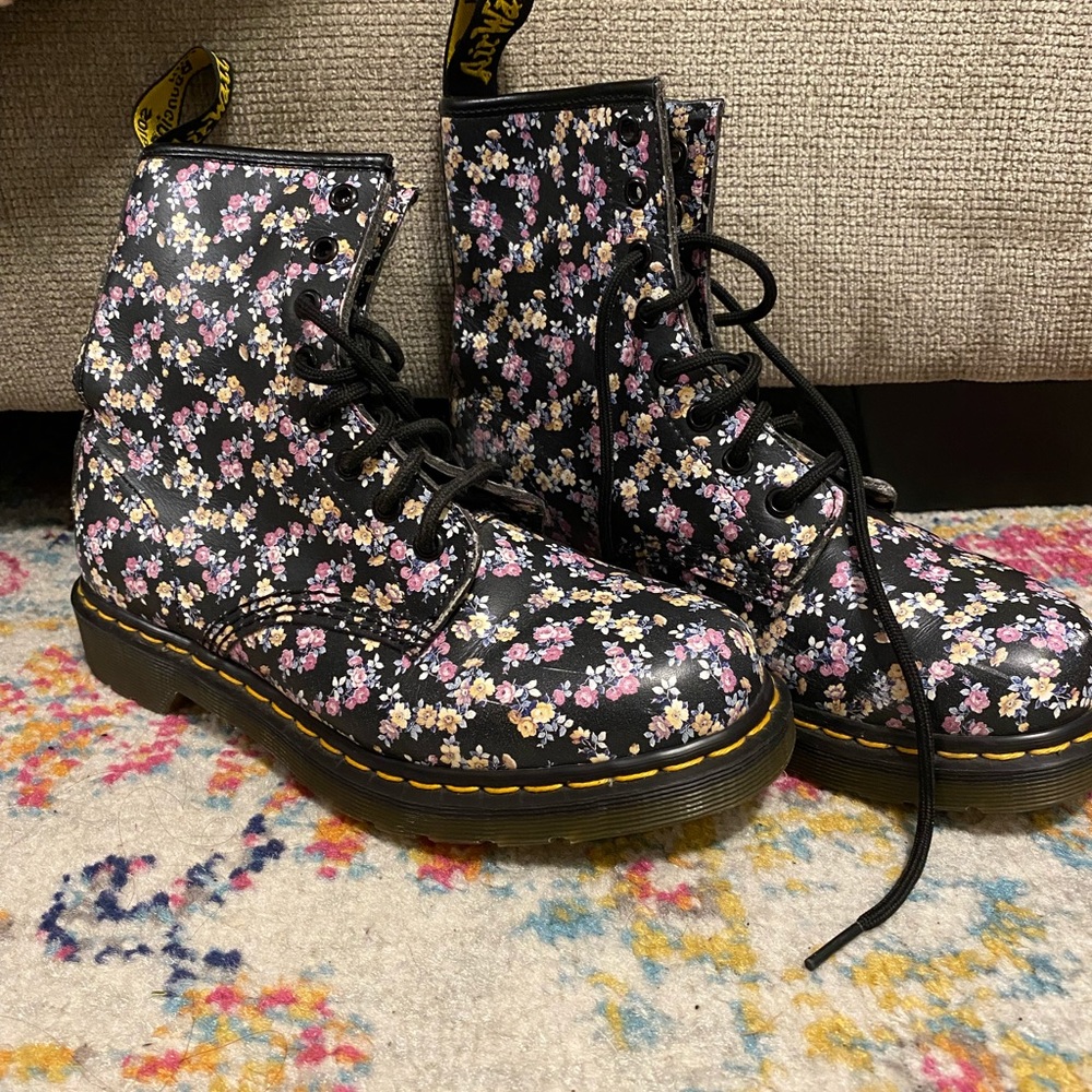 Floral Dr. Martens